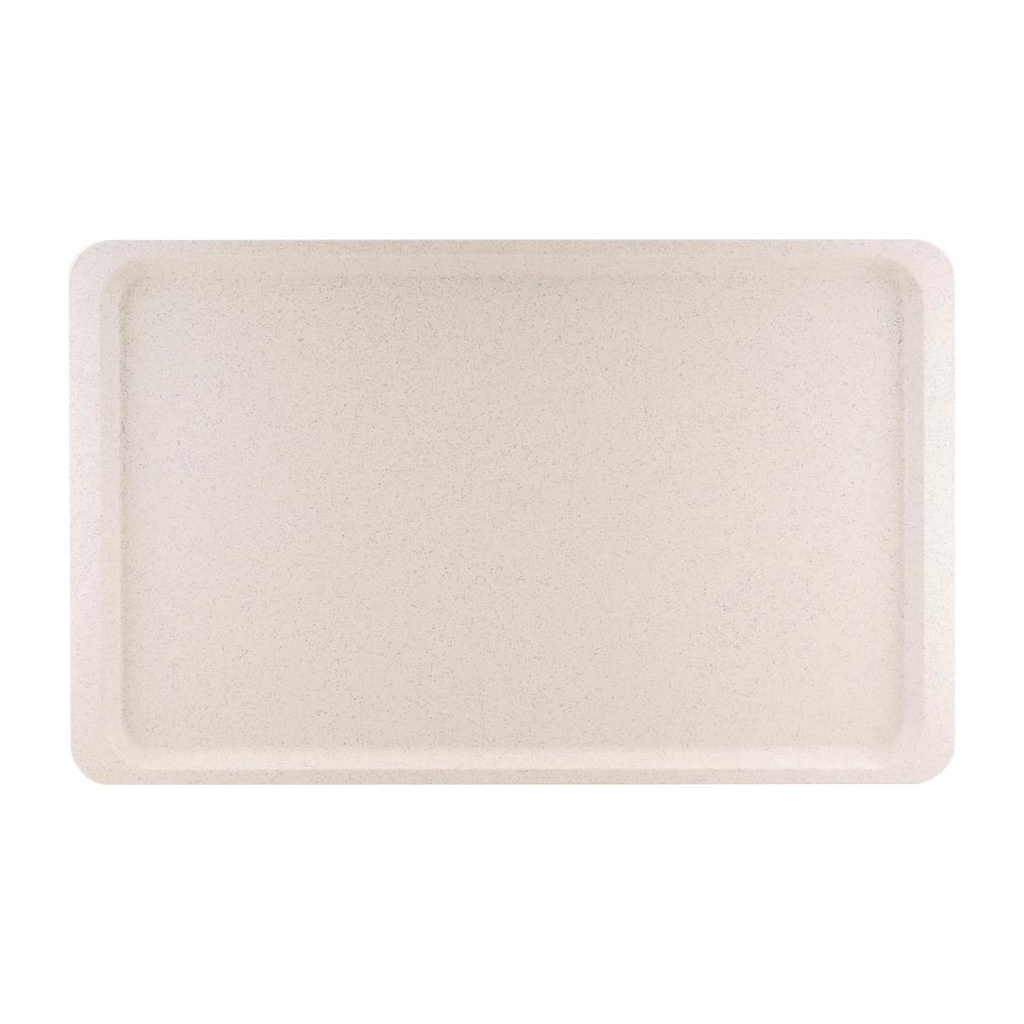 Plateau de service Roltex Classic GN1/1 530x325mm crème moucheté 