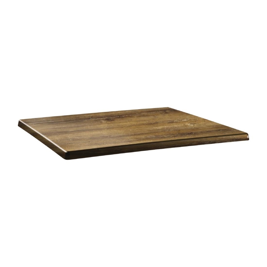 Plateau de table rectangulaire Topalit Classic Line 110x70cm atacama cherry