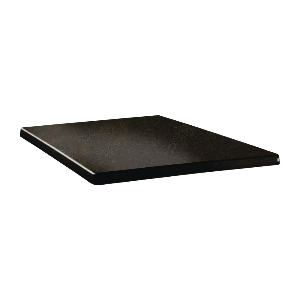 Plateau de table carré Topalit Classic Line 60x60cm cyprus metal