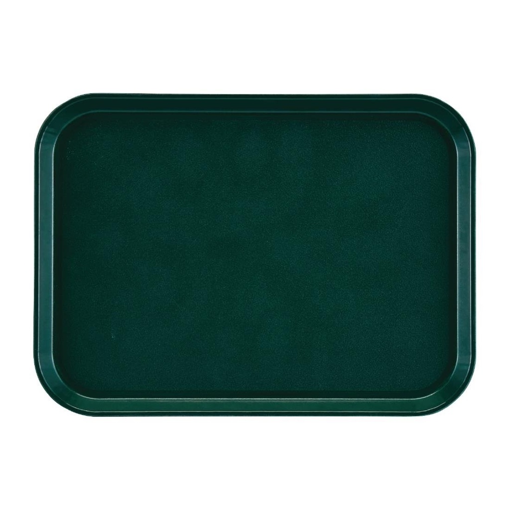 Plateau rectangulaire antidérapant en fibre de verre EpicTread Cambro vert 415mm