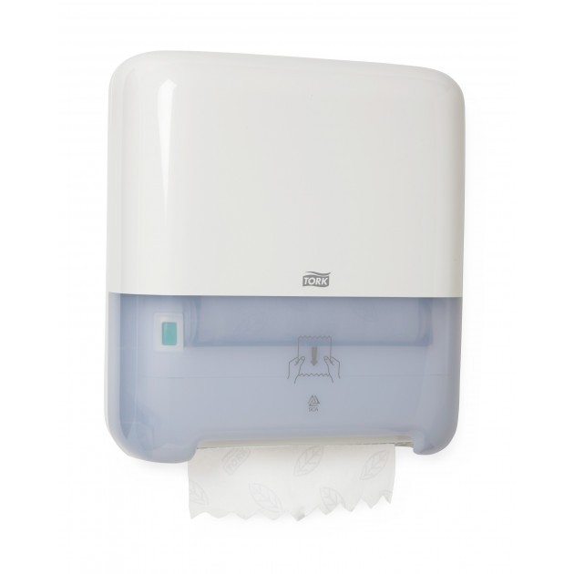 Distributeur de bobine d'essuie-mains Tork sélection H1 Matic blanc