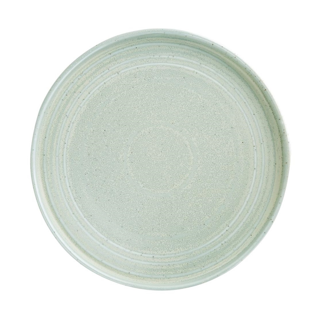 Assiette plate vert printanier Olympia Cavolo 27 cm (Lot de 4)