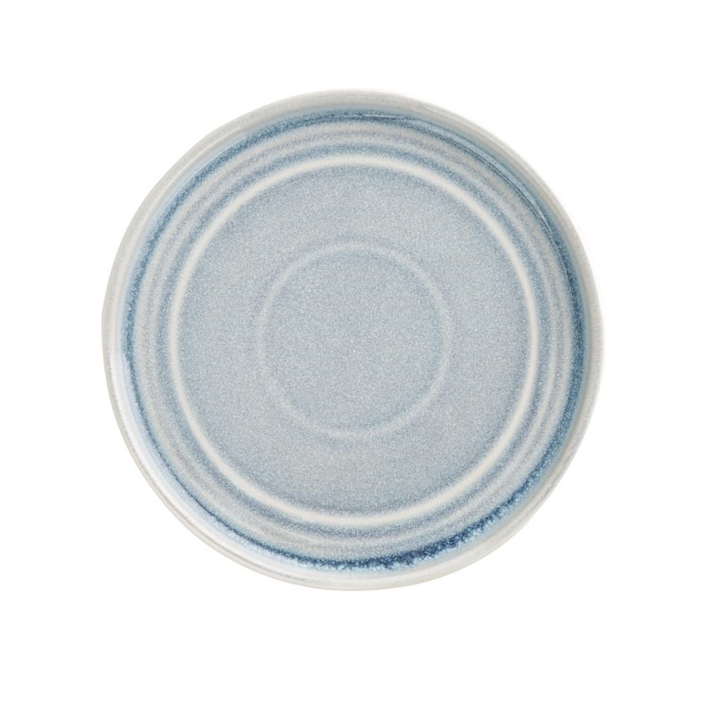 Assiette plate bleu cristallin Olympia Cavolo 18 cm (Lot de 6)