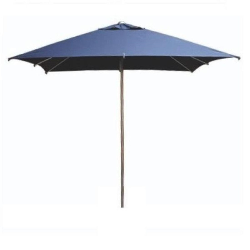 Parasol carré bleu Milan Eden 2,5m