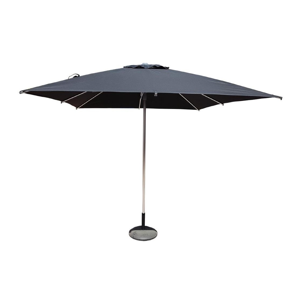 Parasol rond noir Milan Eden 2,5m