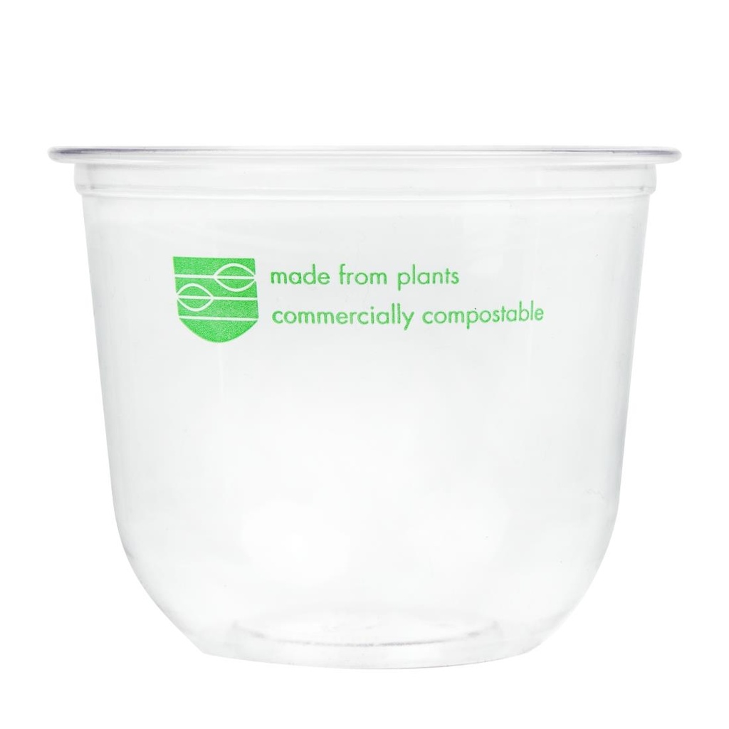 Pots Deli en PLA compostables série 96 Vegware 340ml (lot de 1000)