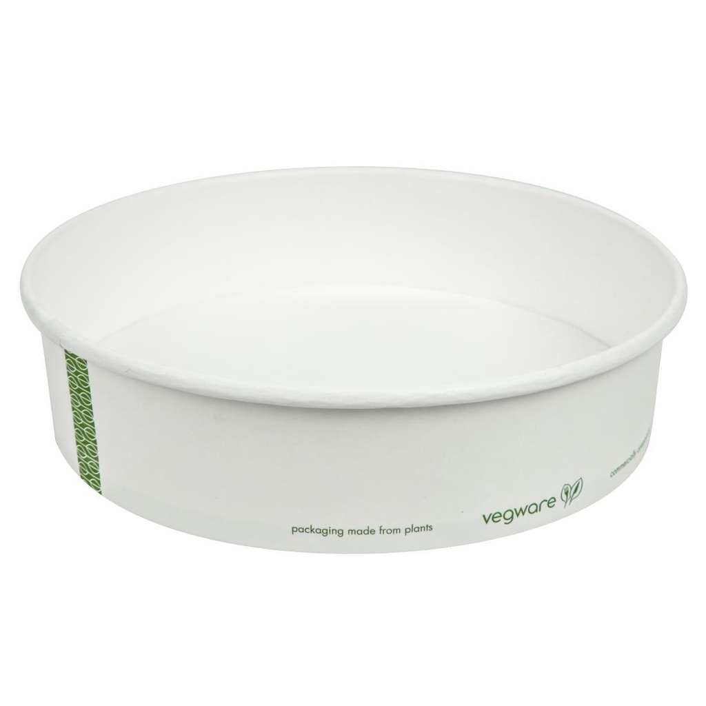 Bols alimentaires en carton doublé PLA série 185 Vegware 769 ml