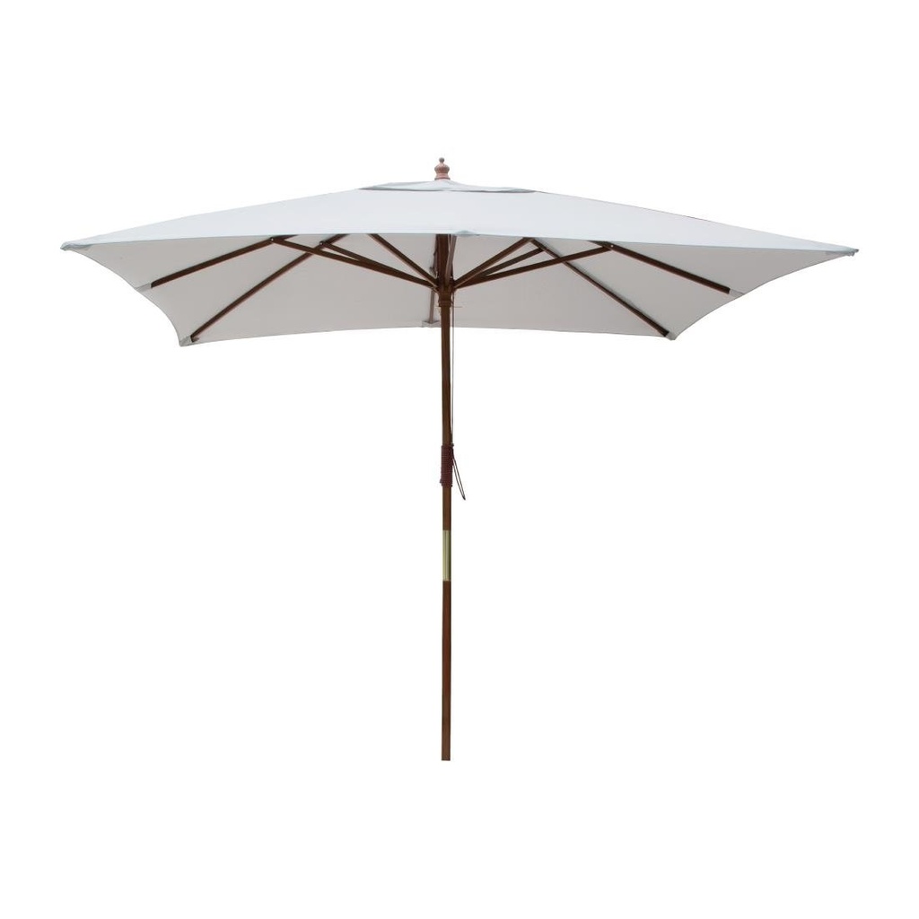 Parasol carré gris Bolero 2,5m