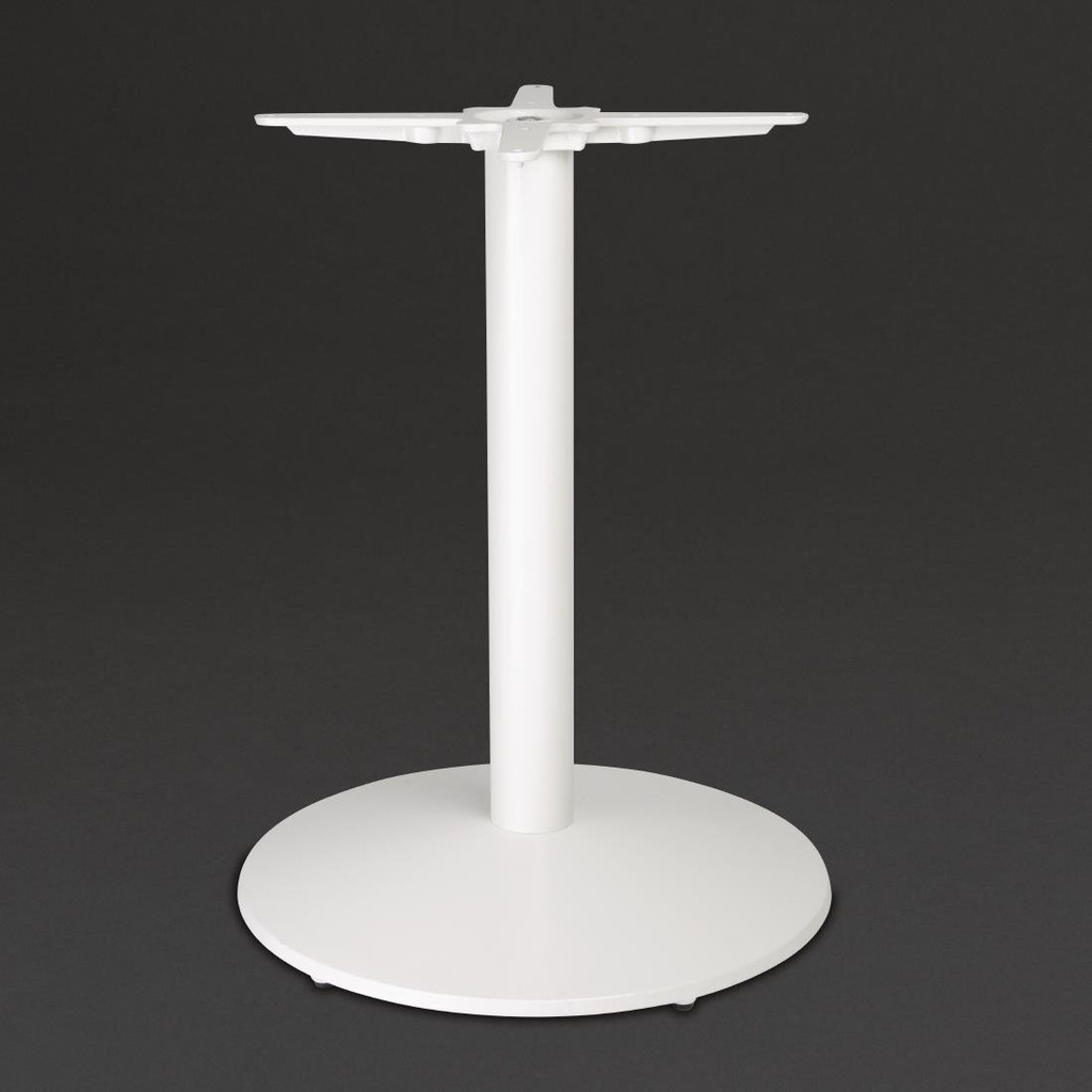 Pied de table en fonte Bolero blanc