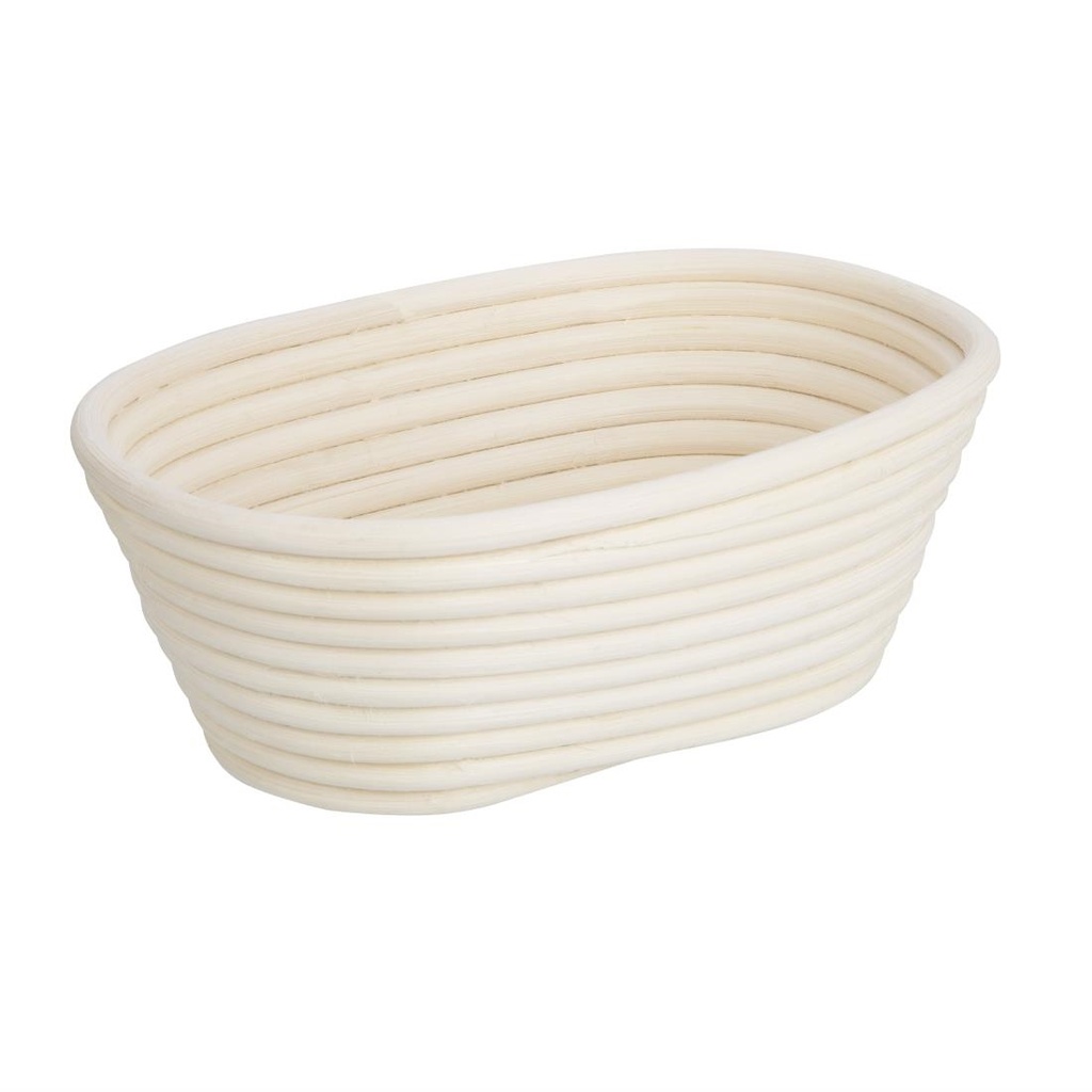 Panier de fermentation ovale en rotin Vogue 210x150x80mm