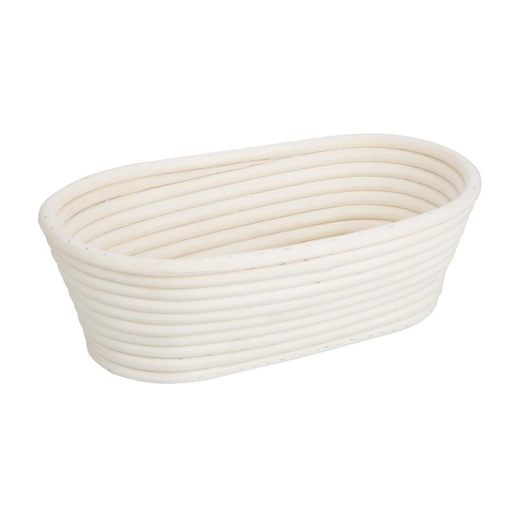 Panier de fermentation ovale en rotin Vogue 250x150x80mm