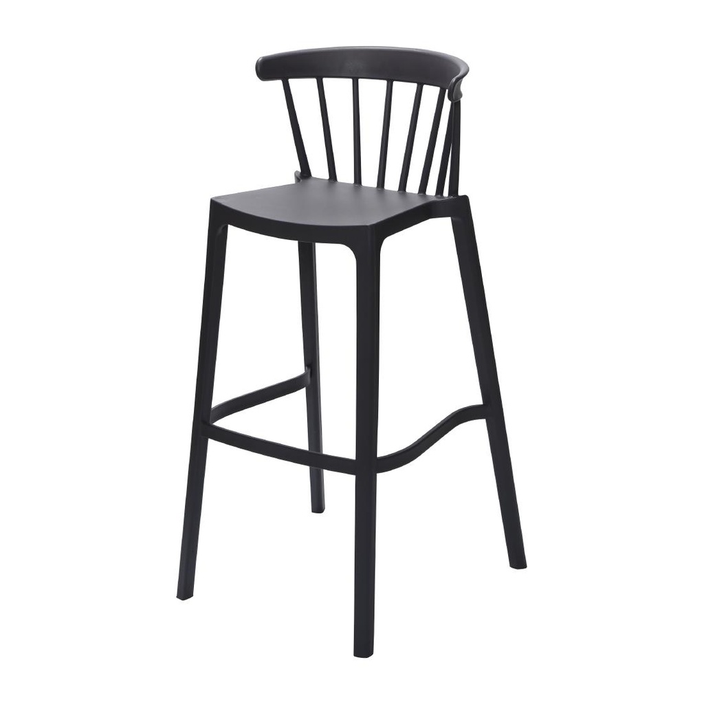 Chaises de bar d'extérieur Windson anthracite (lot de 4)