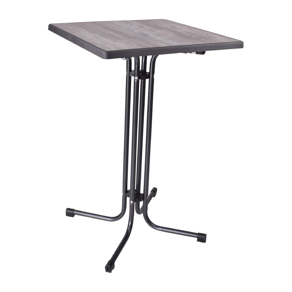 Table haute carrée pliante Limburg 70cm