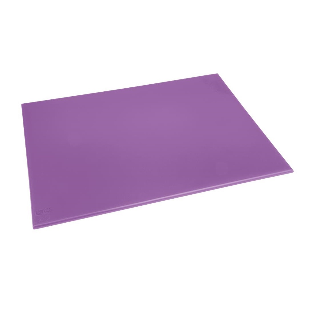 Planche à découper haute densité Hygiplas violette  600x450x12mm