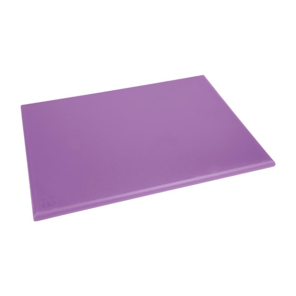 Planche à découper haute densité Hygiplas violette  600x450x25mm