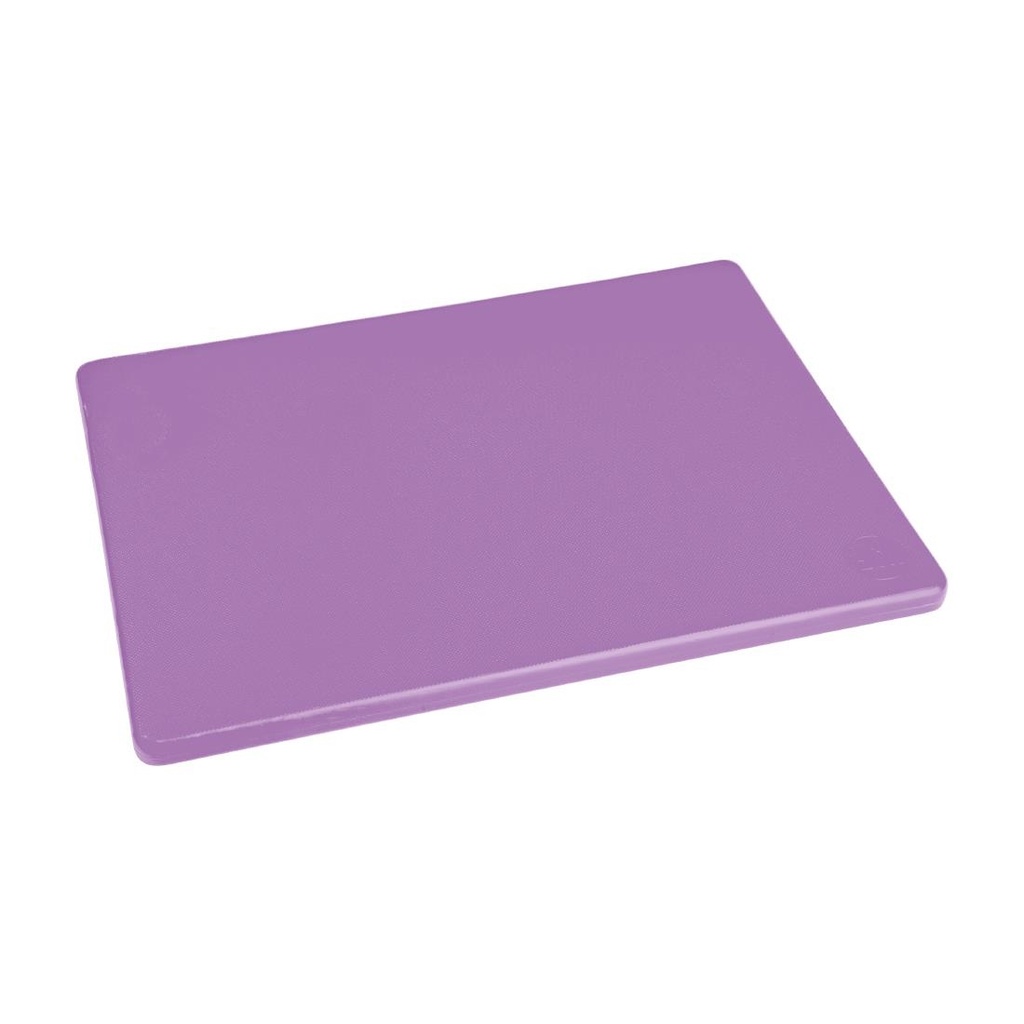 Petite planche à découper basse densité Hygiplas violette 229x305x12mm