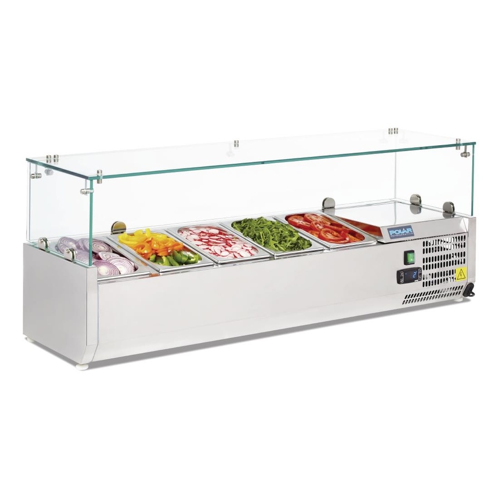 Saladette réfrigérée Polar Série G 5x GN1/4