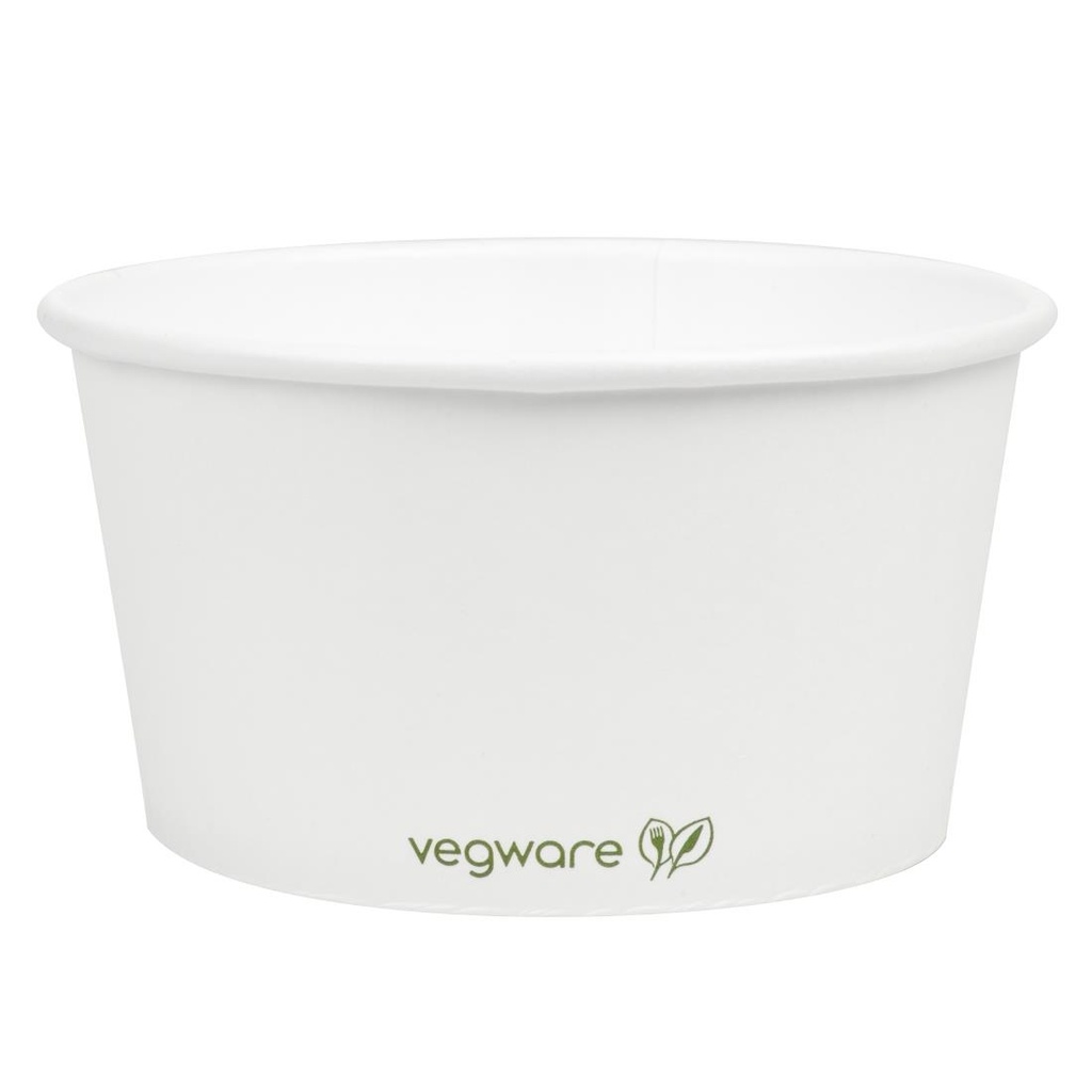 Bols à soupe / glace compostables Vegware 350ml (Lot de 500)