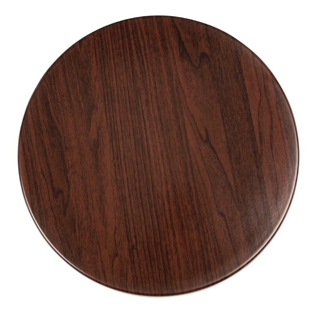 Plateau de table rond Bolero 600mm marron foncé