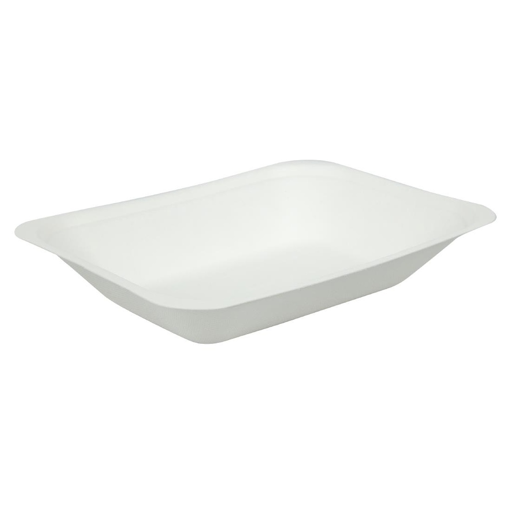 Barquettes à frites compostables en bagasse Vegware 175mm (Lot de 500)