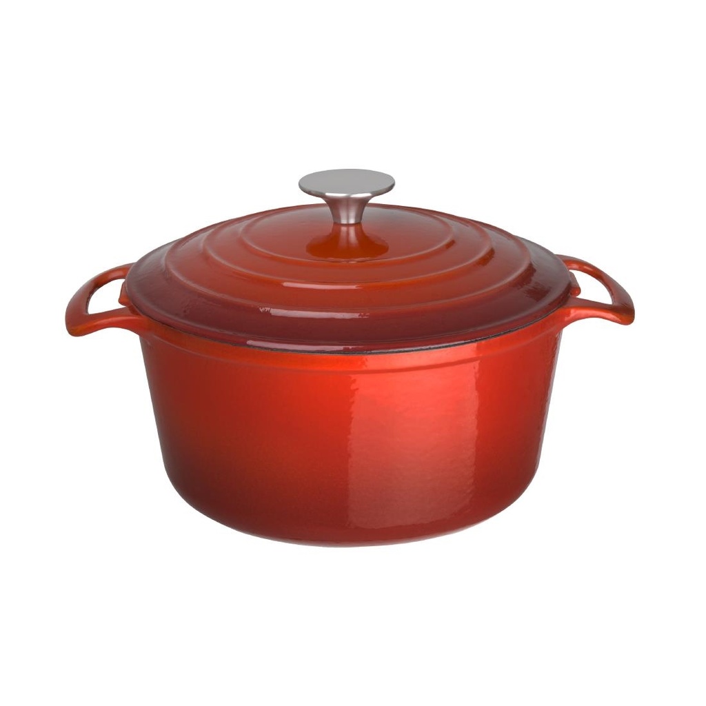 Cocotte ronde rouge Vogue