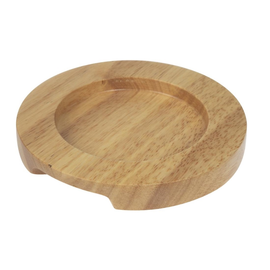 Support en bois clair pour mini cocotte Y259 et mini poêle GJ553 Olympia