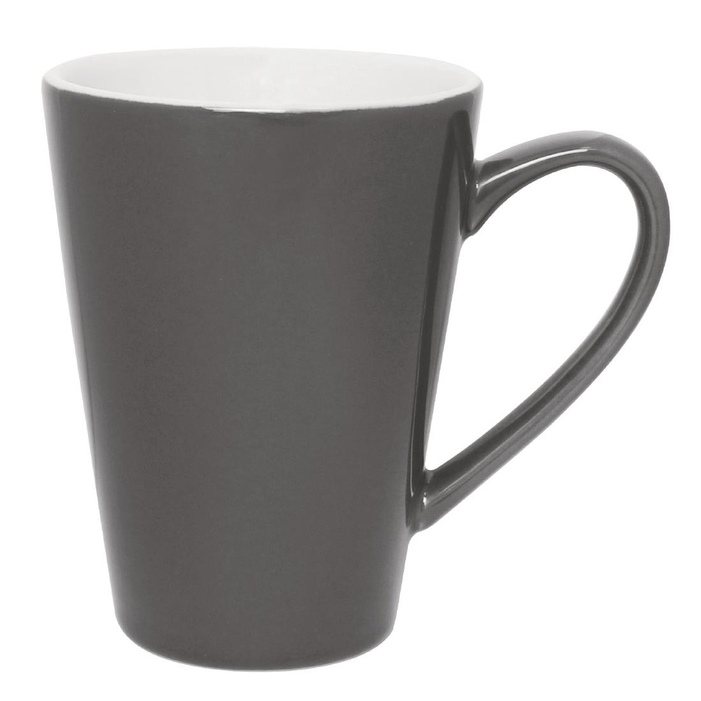 Mug Latte Olympia Cafe gris 454 ml (lot de 12)