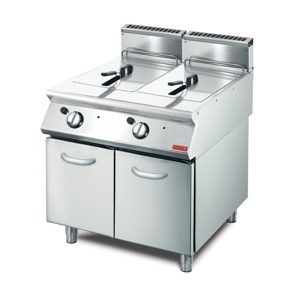 Friteuse gaz sur pied Gastro M 70/80FRGS13 2x 13L