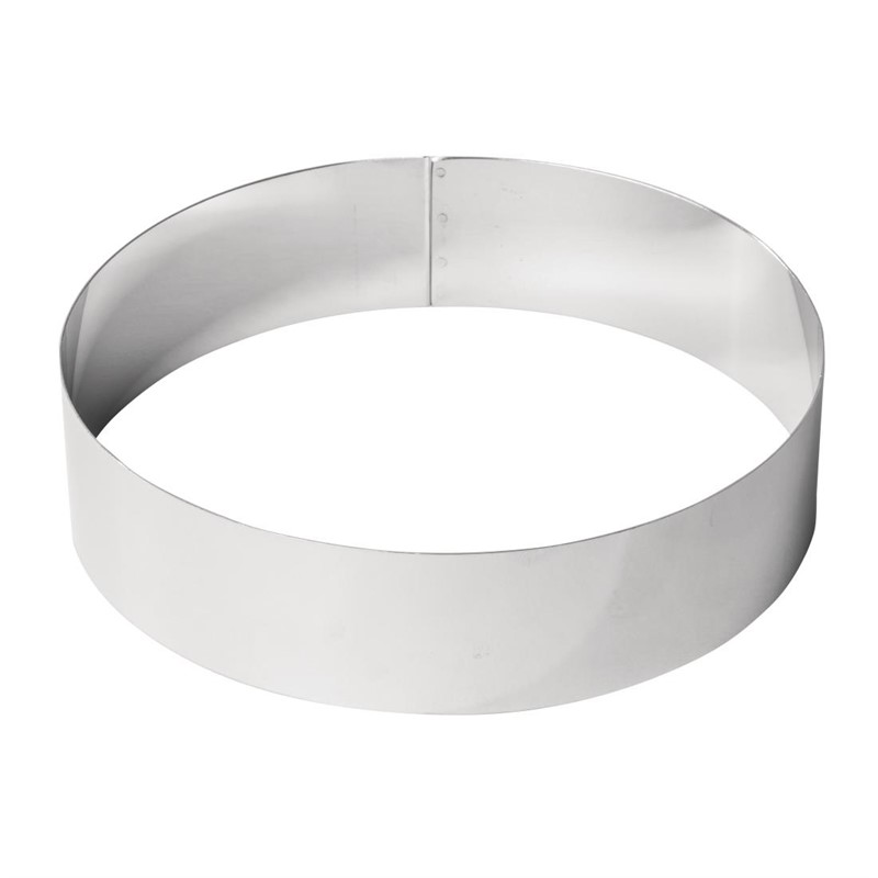 Cercle à mousse inox De Buyer 240 x 60mm