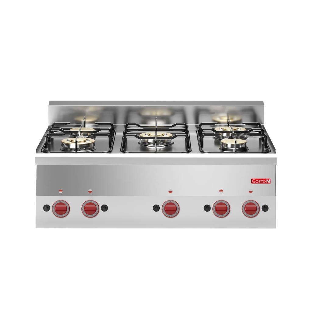 Fourneau gaz à poser 5 feux Gastro M 600 60/90PCG