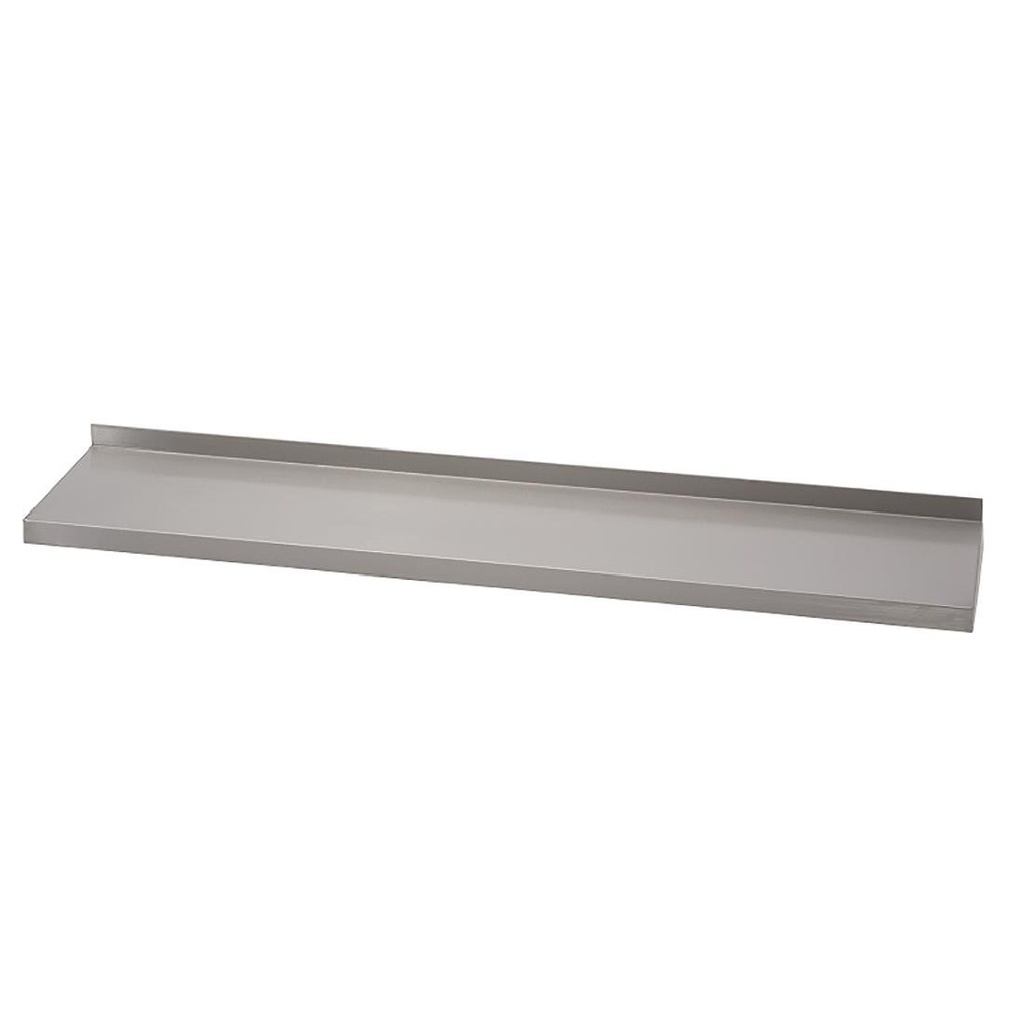 Etagère murale inox sans supports Gastro M 1400 x 400mm