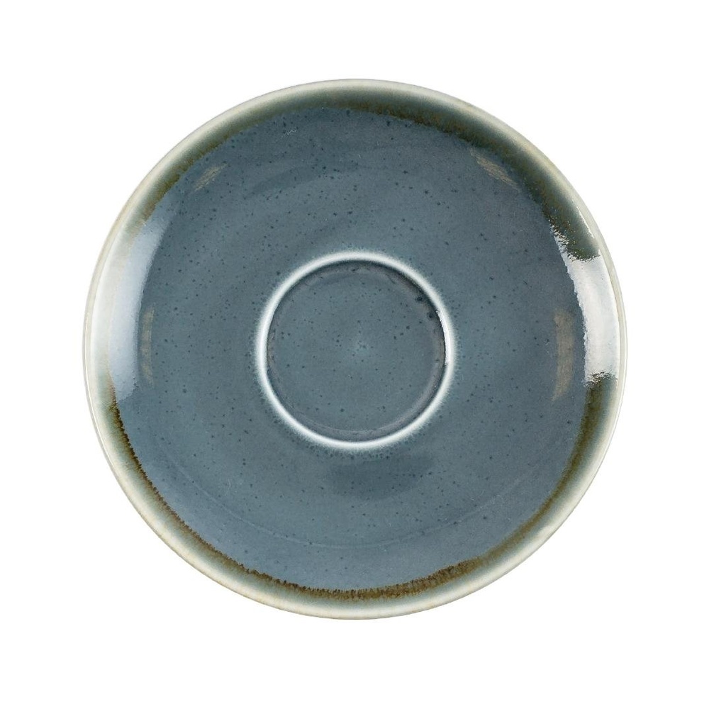 Soucoupe couleur océan Olympia Kiln pour GP348 160mm (Lot de 6)