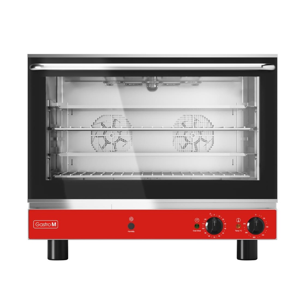 Four pâtissier à convection 4 niveaux avec humidificateur Gastro M 230V