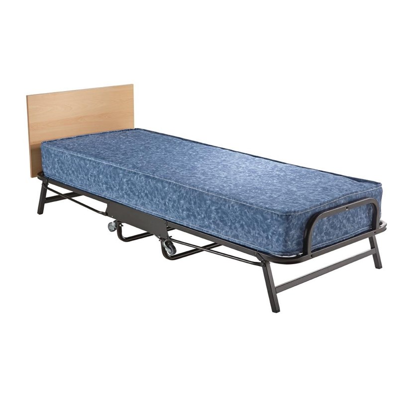 Lit pliant 1 personne avec matelas étanche Jay-Be noir