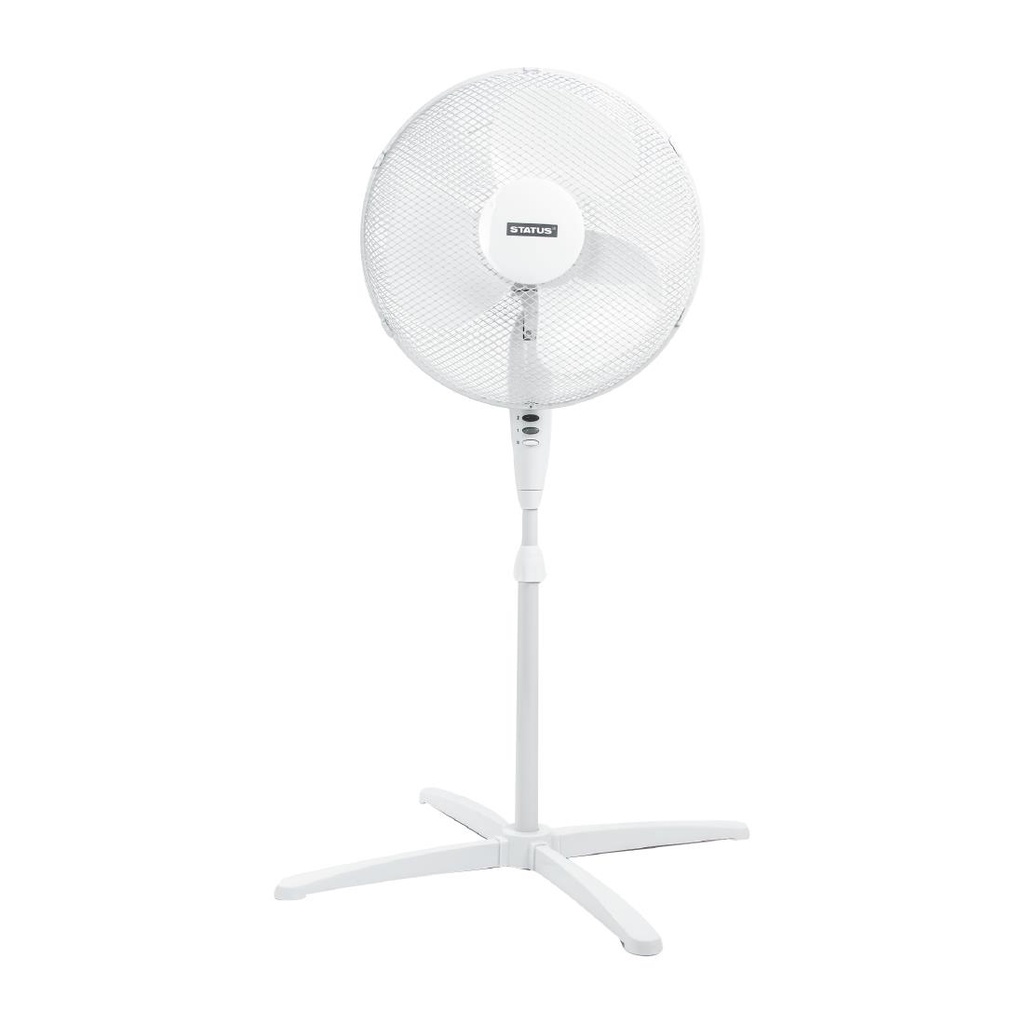 Ventilateur oscillant sur pied blanc Igenix 406mm