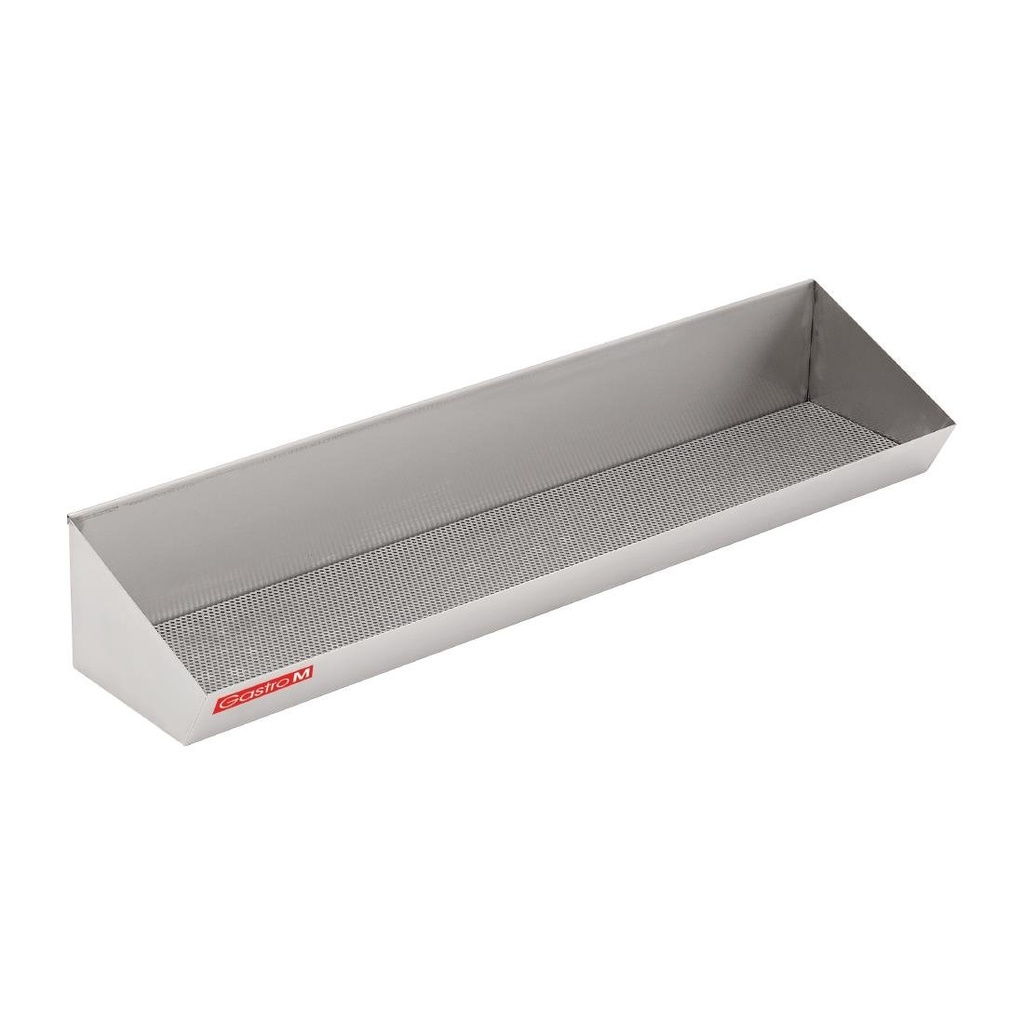 Réserve-frites inox avec filtre égouttoir Gastro M 1400 x 280 x 200mm