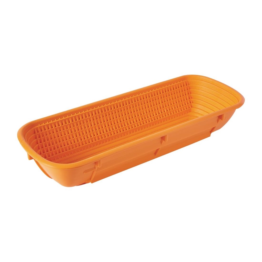 Panier de fermentation rectangulaire Schneider orange 1kg