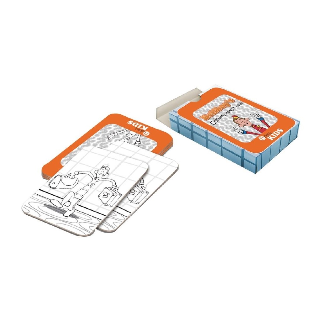 Jeu de cartes à colorier Dining Kids Piccolo (Lot de 40)