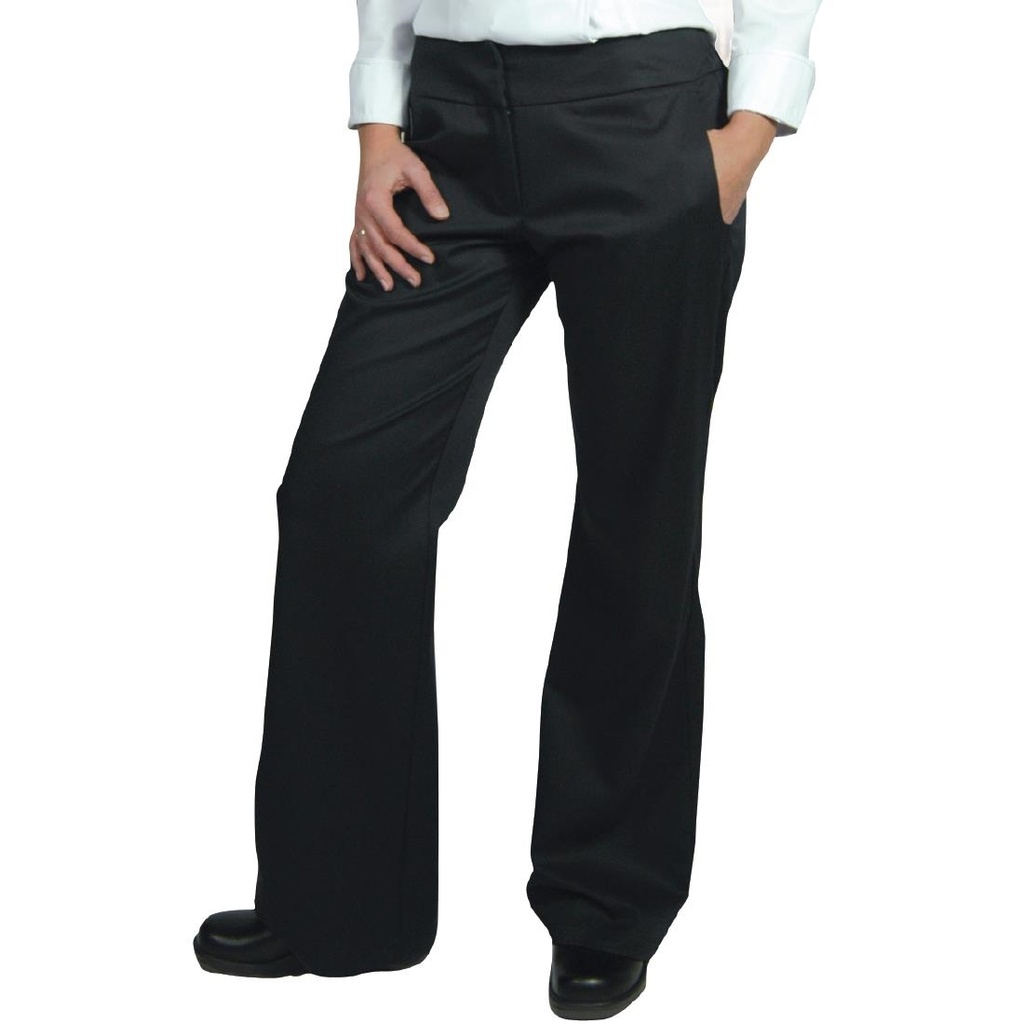 Pantalon de cuisine stretch femme Chaud Devant noir 3XL