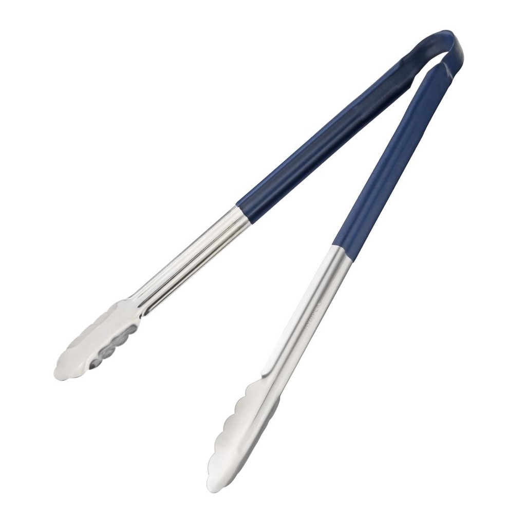 Pince de service code couleur Hygiplas 405mm bleue