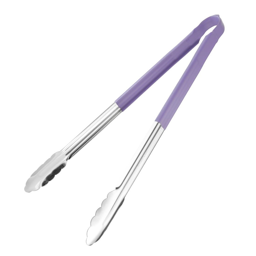 Pince de service code couleur Hygiplas 405mm violette