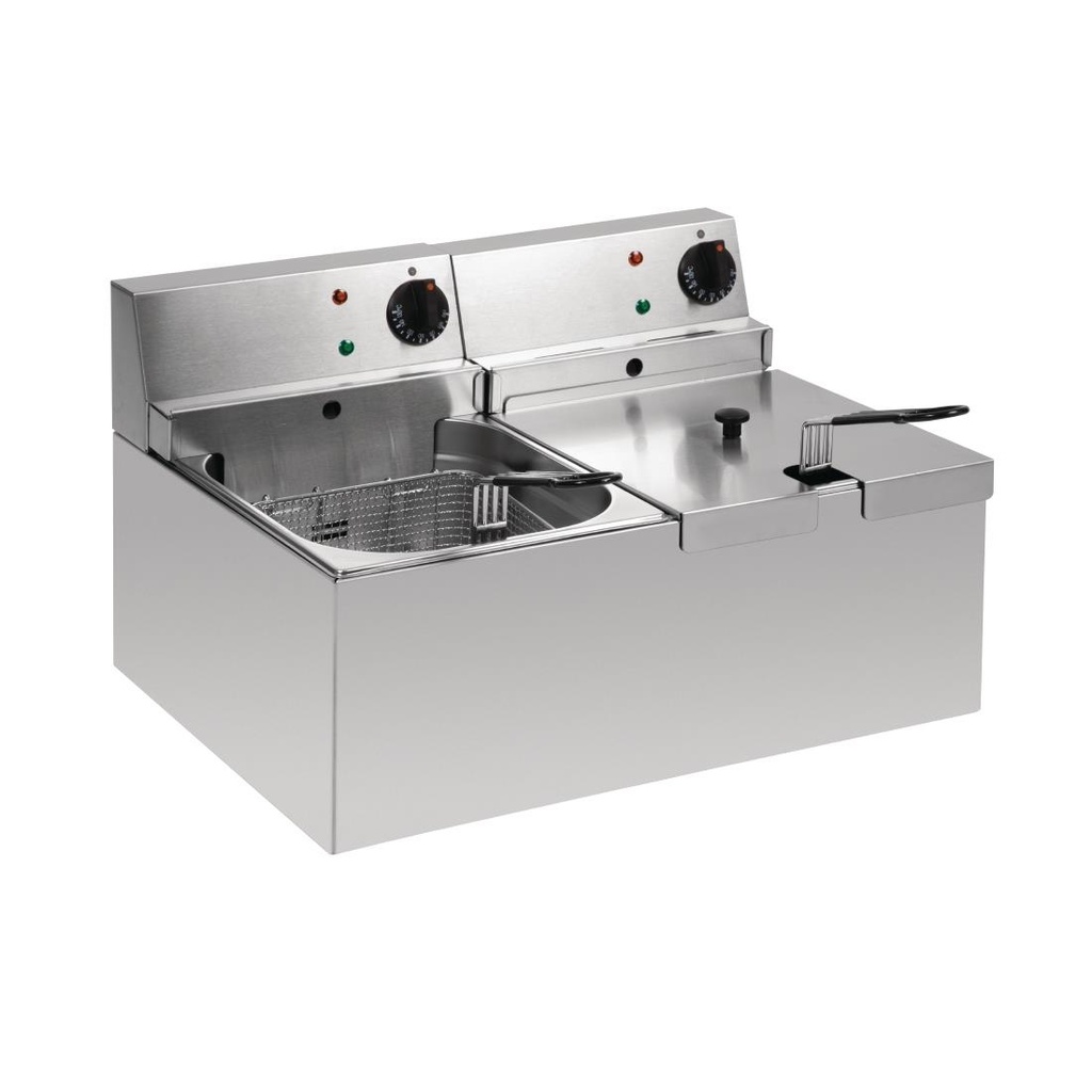 Friteuse électrique de comptoir cuve double Lincat LDF2