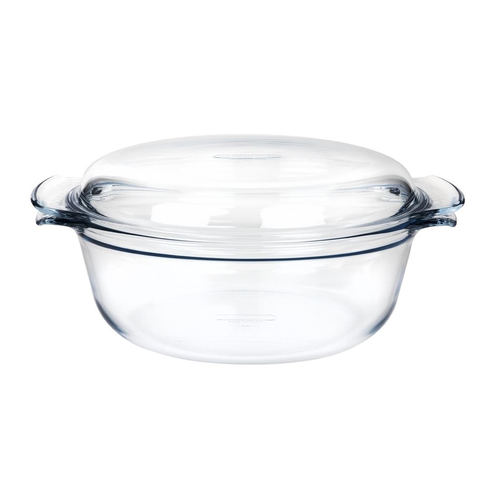 Cocotte ronde en verre Pyrex 3,75L