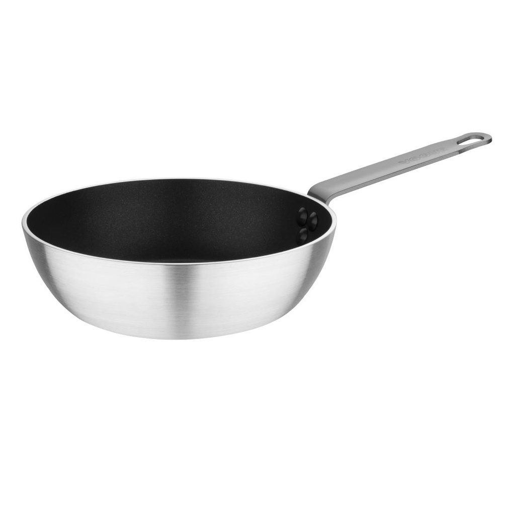 Sauteuse conique antiadhésive en aluminium Vogue 240mm