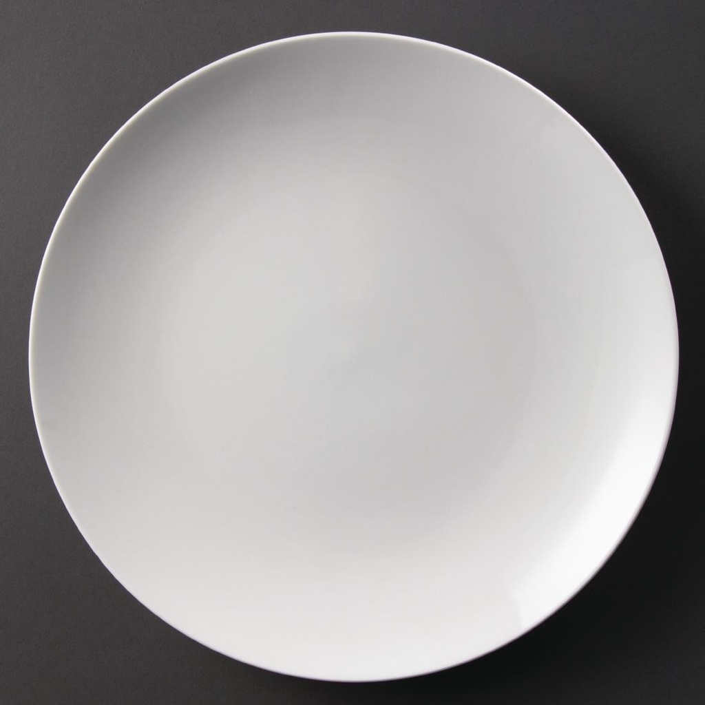 Assiettes plates rondes Olympia 310mm (Lot de 6)