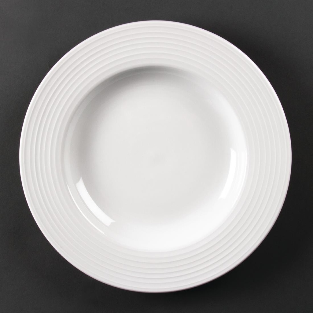 Assiettes à pâtes Olympia Linear 310mm (Lot de 6)