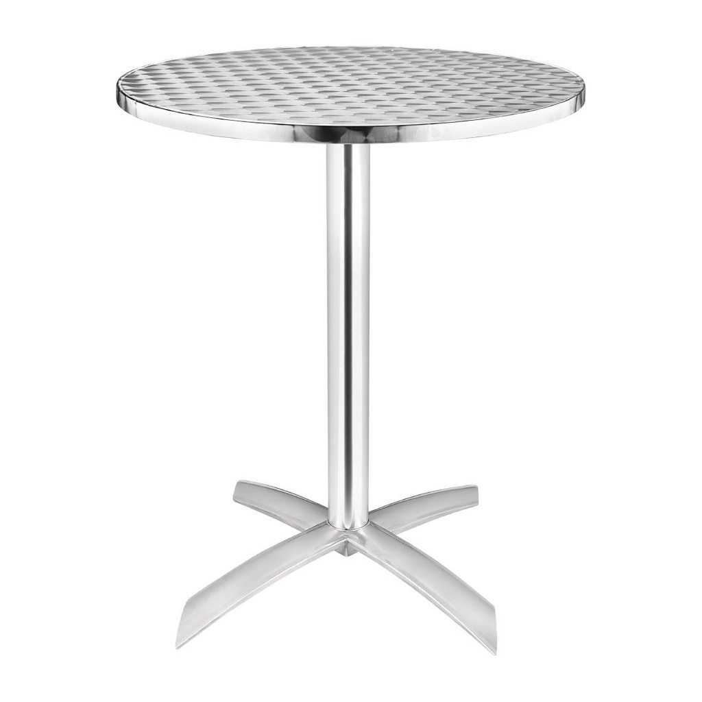 Table à plateau basculant en acier inoxydable Bolero