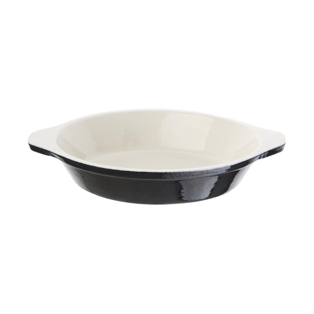 Plat à gratin rond noir Vogue 400ml