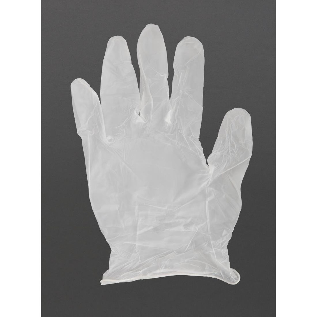 Gants en vinyle non poudrés Hygiplas L (lot de 100)