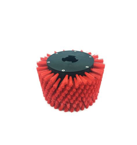 Brosse rouge plinthes et bordures pour MOTOR SCRUBBER